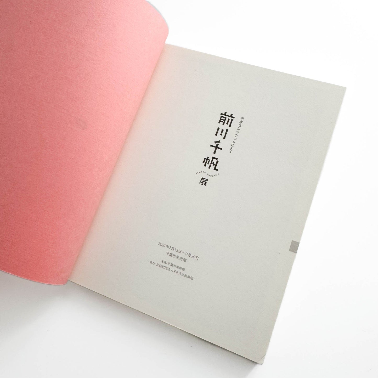 平木コレクションによる 前川千帆展 展覧会公式図録 千葉市美術館
