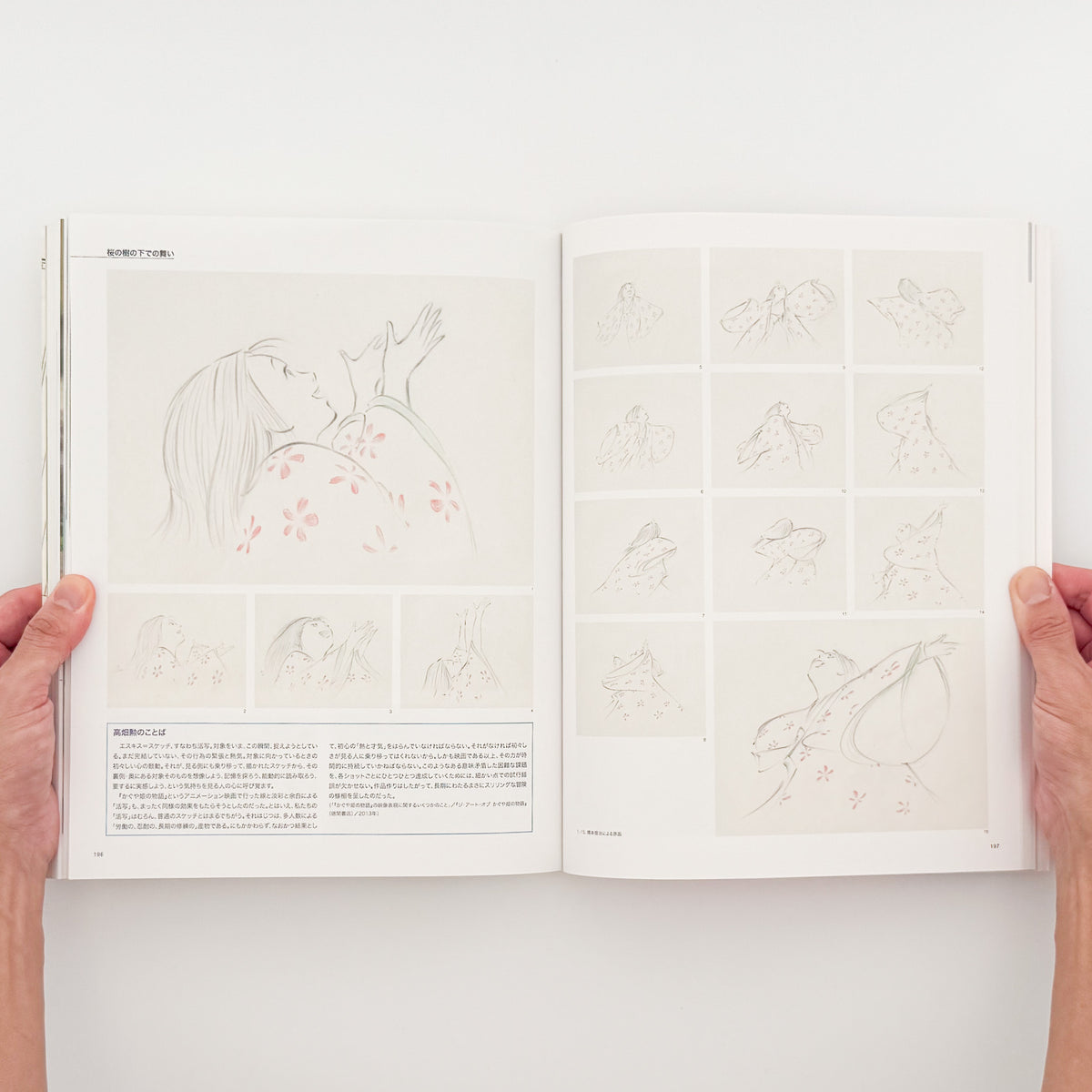『高畑勲展 日本のアニメーションに遺したもの』。絵コンテや制作資料を通して高畑勲の演出方法を紹介する2019年東京国立近代美術館開催の展覧会図録。