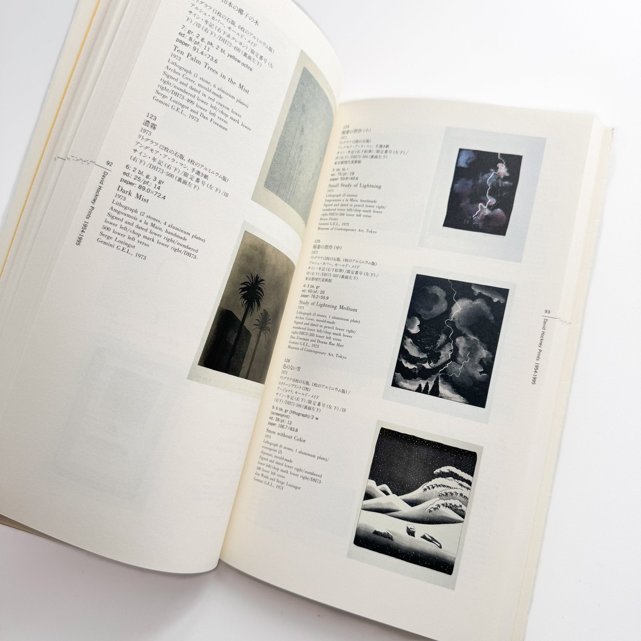 David Hockney prints: 1954-1995 / Tankosha – 文福