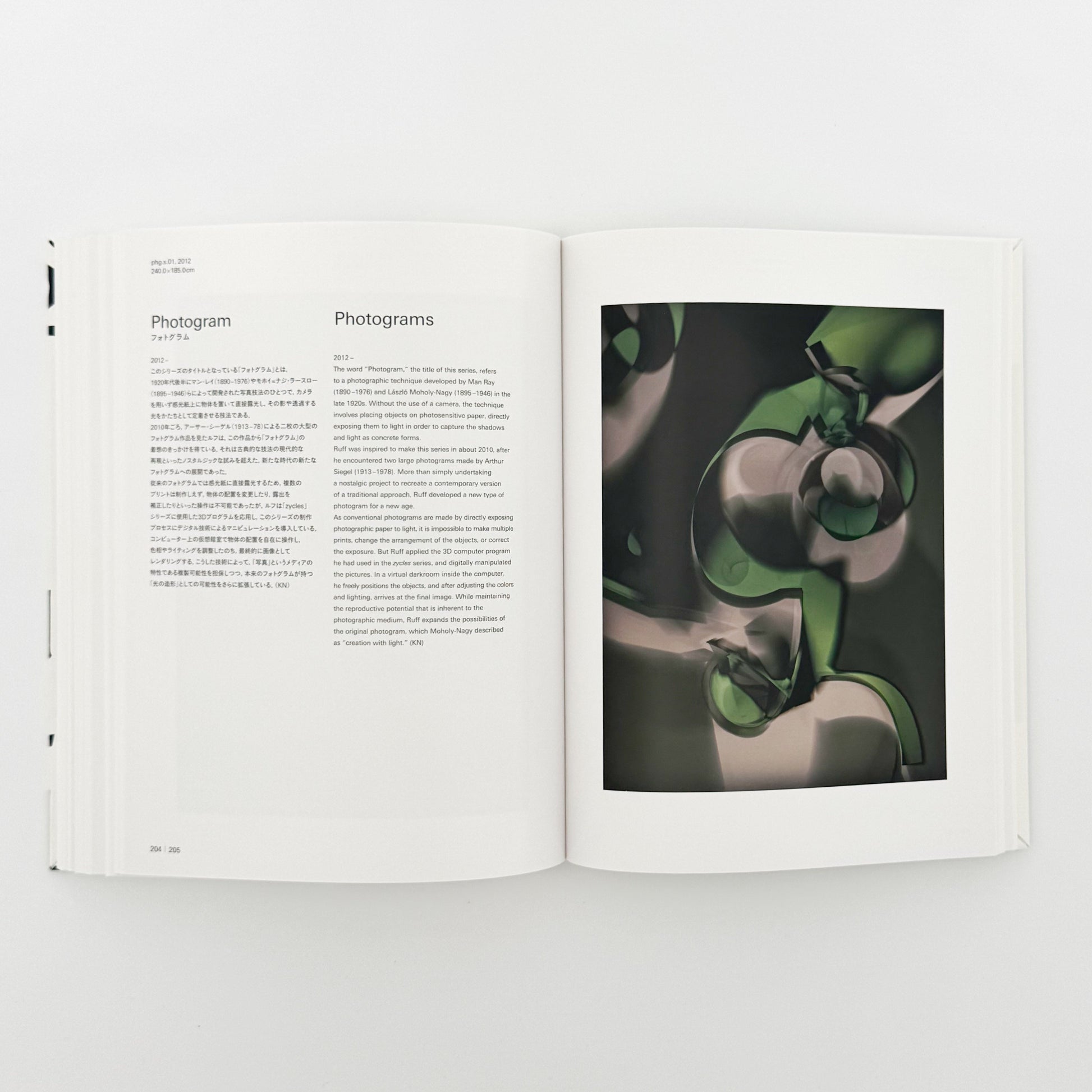 トーマス・ルフ展図録 読売新聞社