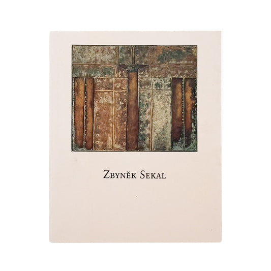 Zbyněk Sekal、Kunsthalle Krems刊行の展覧会図録、ズビニェク・セカルの彫刻とオブジェ作品を収録した洋書