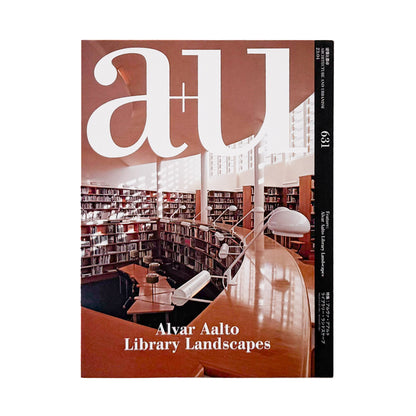 『a+u 631 2023年4月号 アルヴァ・アアルト－ライブラリー・ランドスケープ』エー・アンド・ユー刊行、アアルトの図書館建築を特集した建築誌