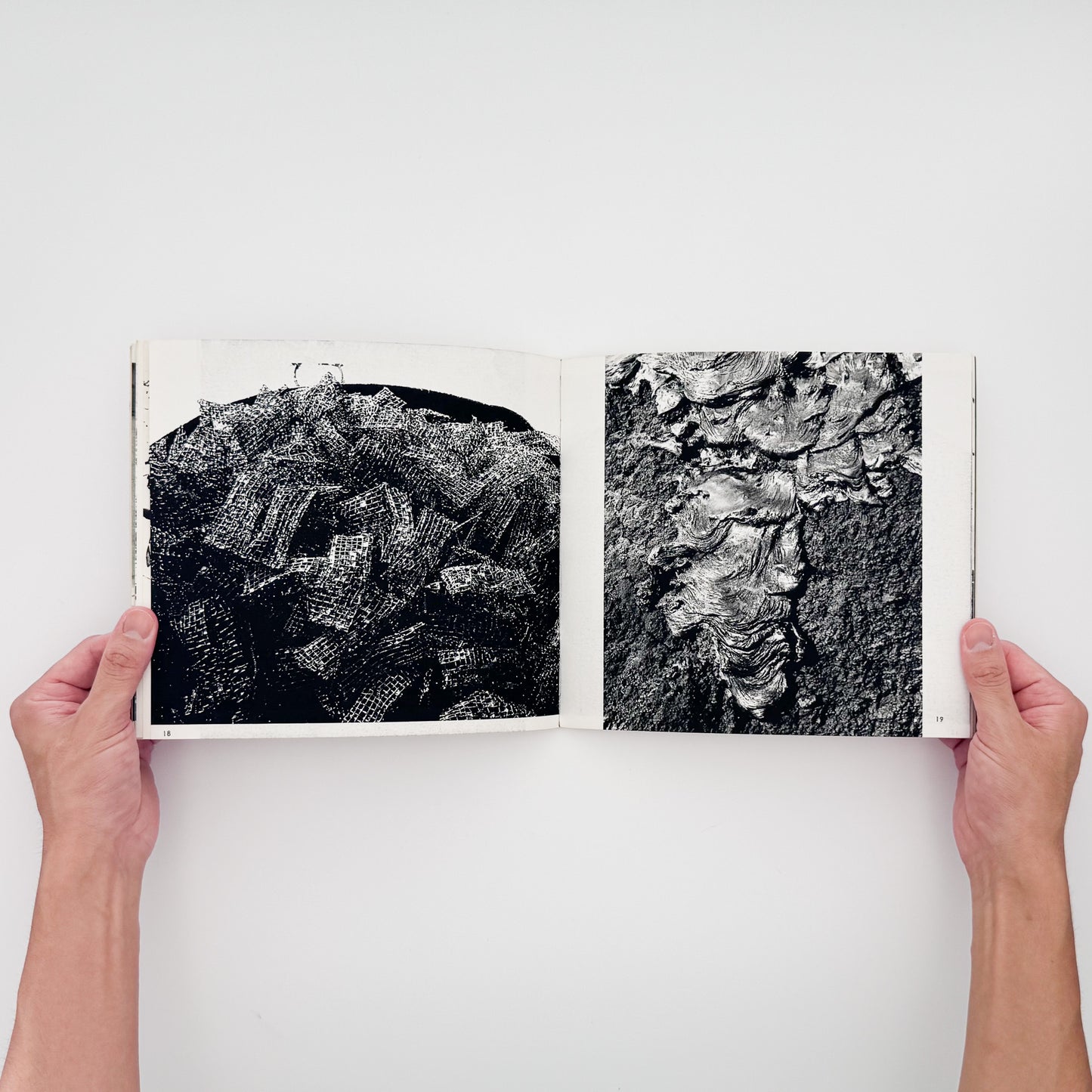 新山清『木石の詩』。枯木や石、風景など40図版と、植田正治、濱谷浩、緑川洋一らによる寄稿を収録した1970年刊行の遺作写真集。