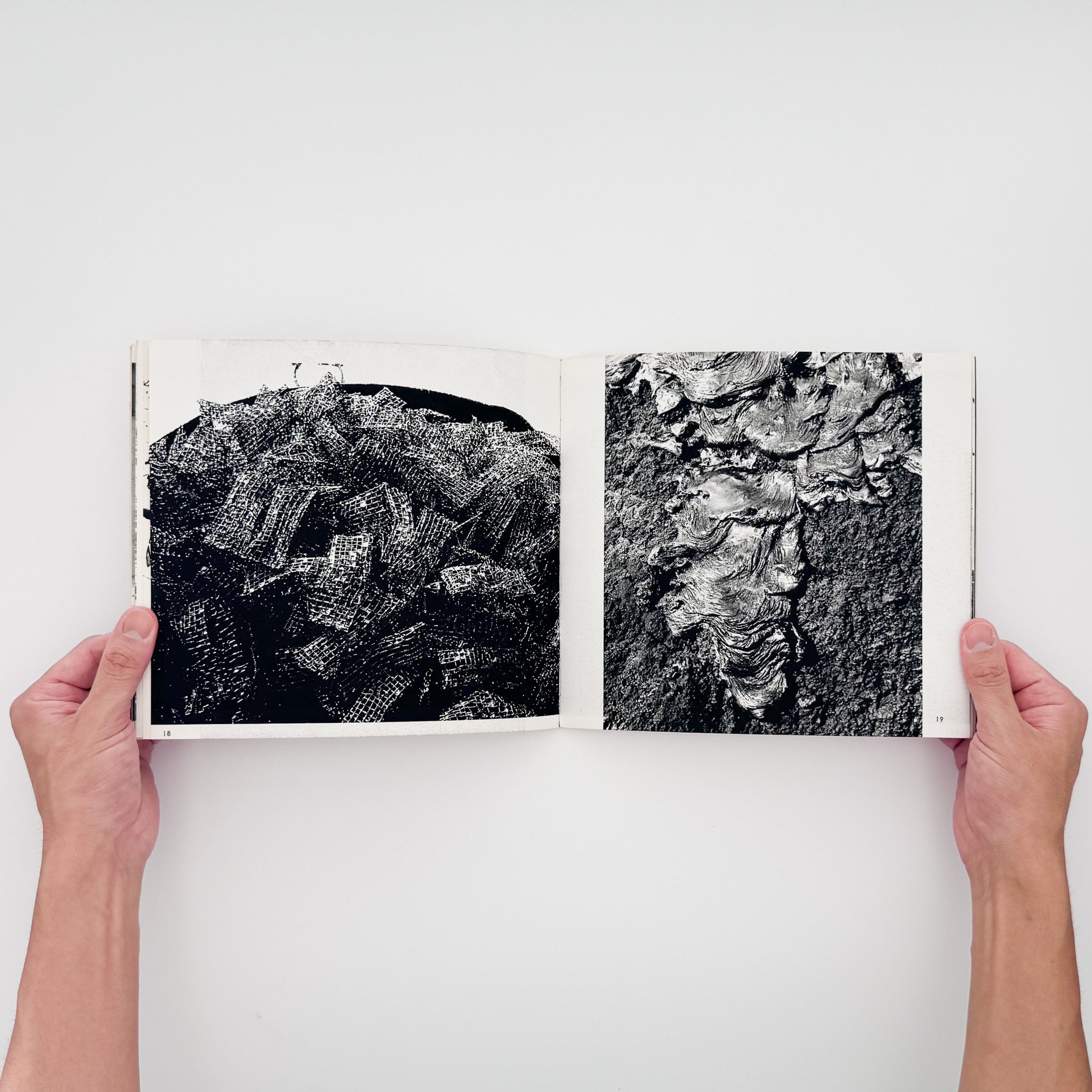 新山清『木石の詩』。枯木や石、風景など40図版と、植田正治、濱谷浩、緑川洋一らによる寄稿を収録した1970年刊行の遺作写真集。