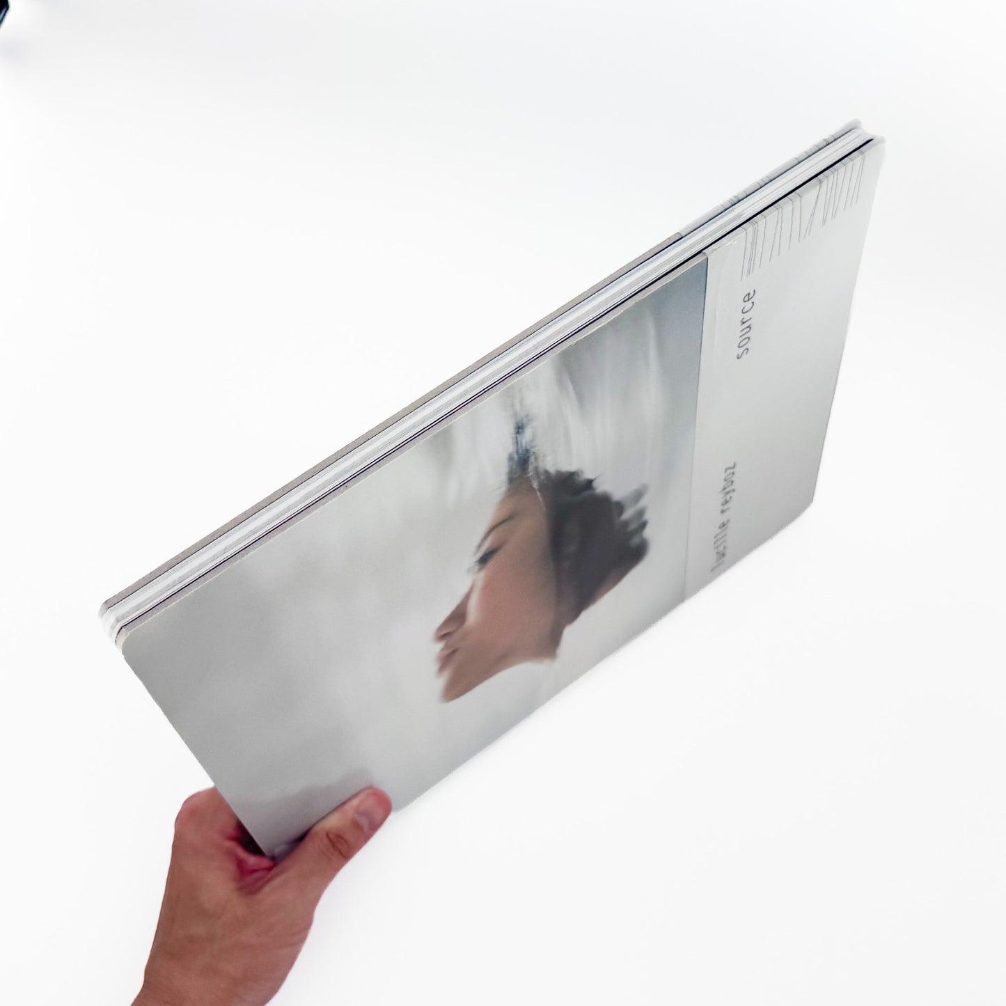 Lucille Reyboz『Source : 源』。日本の温泉を舞台に、人の身体と湯、岩、森などの自然との関係を撮影した2007年刊の写真集。