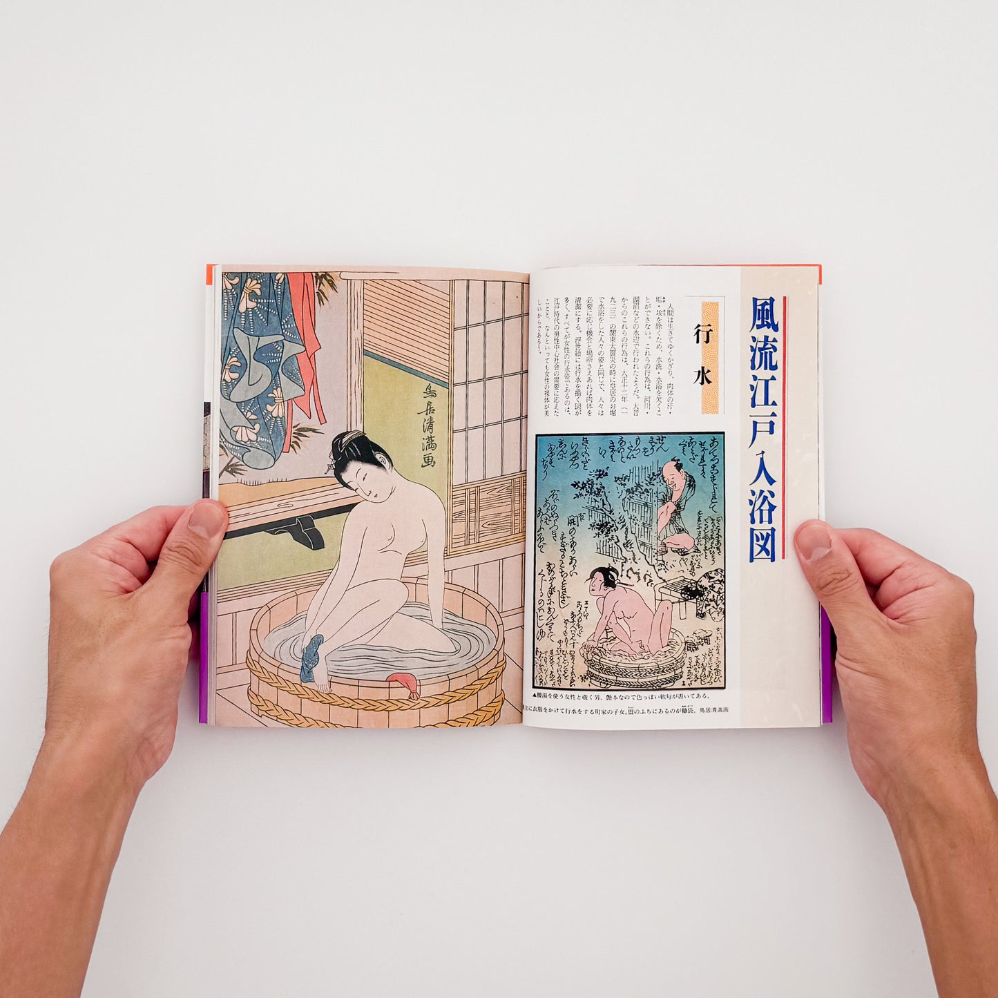 花咲一男・町田忍『「入浴」はだかの風俗史』。浮世絵や写真を通して、江戸時代以降の銭湯や入浴文化を紹介した1993年講談社刊の一冊。