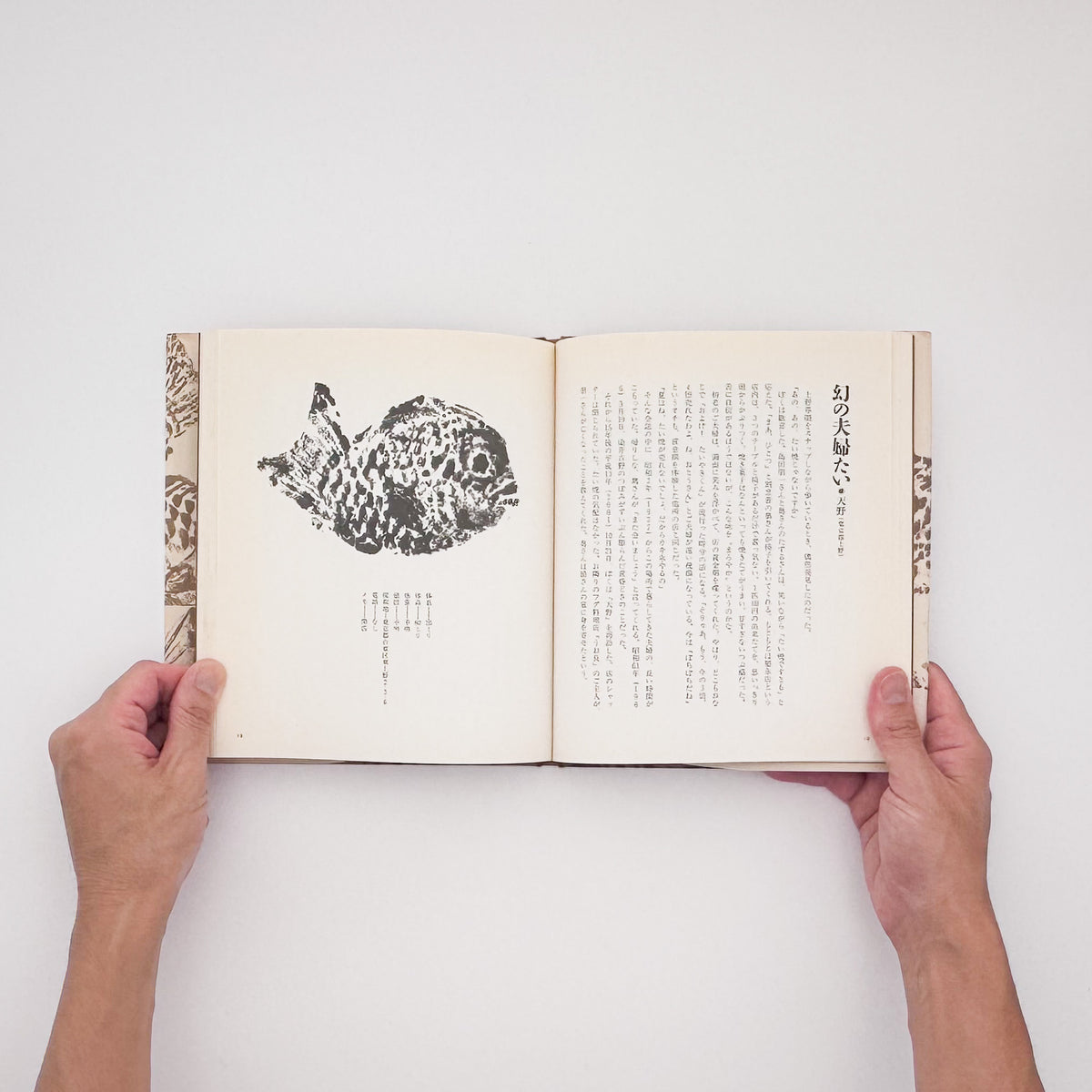 宮嶋康彦『たい焼の魚拓　絶滅寸前『天然物』たい焼37種』。一匹焼きのたい焼37種を魚拓として採取・記録した、2002年JTB刊の作品集。