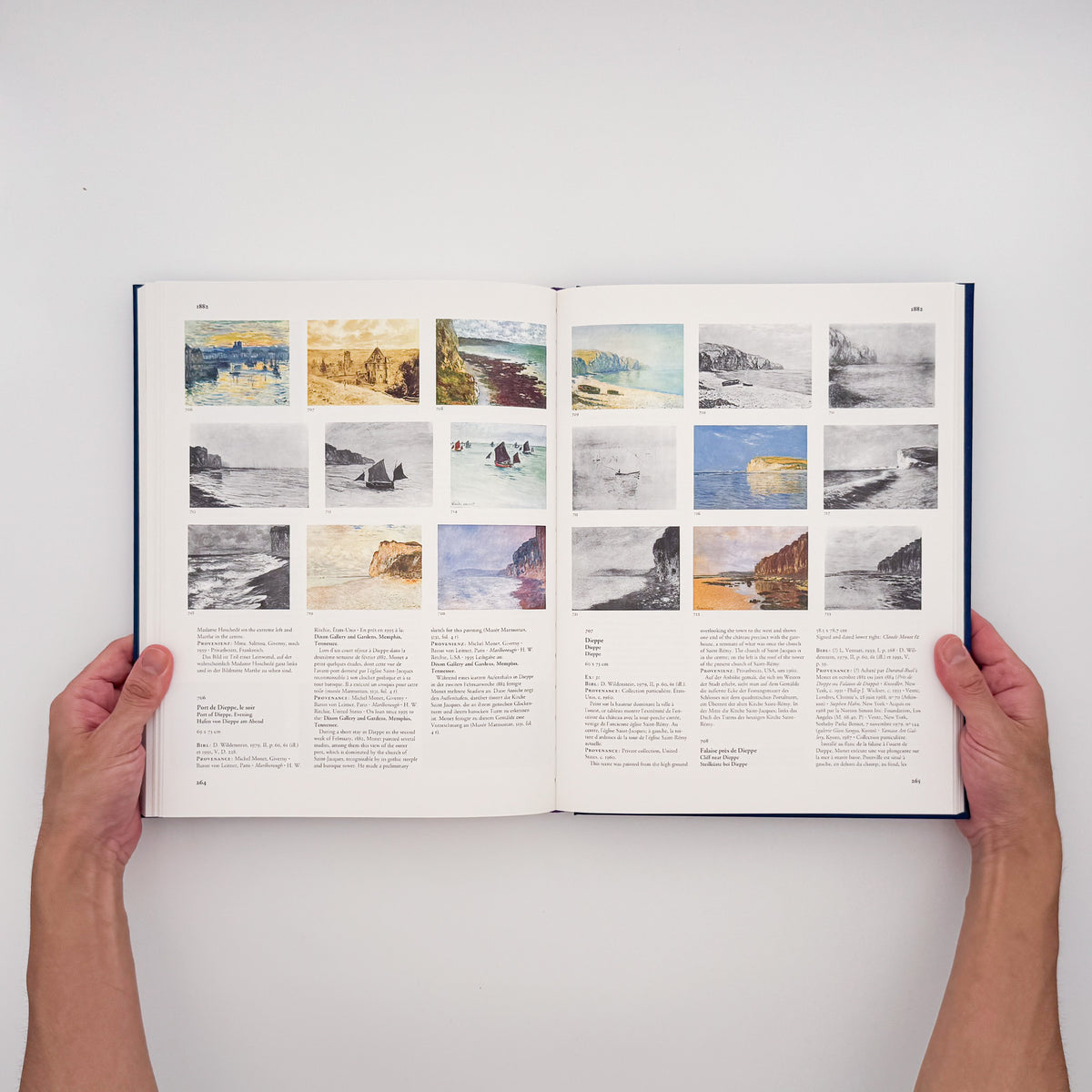 クロード・モネ『Monet: Catalogue Raisonné / Werkverzeichnis』。ダニエル・ヴィルデンシュタインによるモネの絵画作品総目録。TASCHEN刊、全4巻函入り。