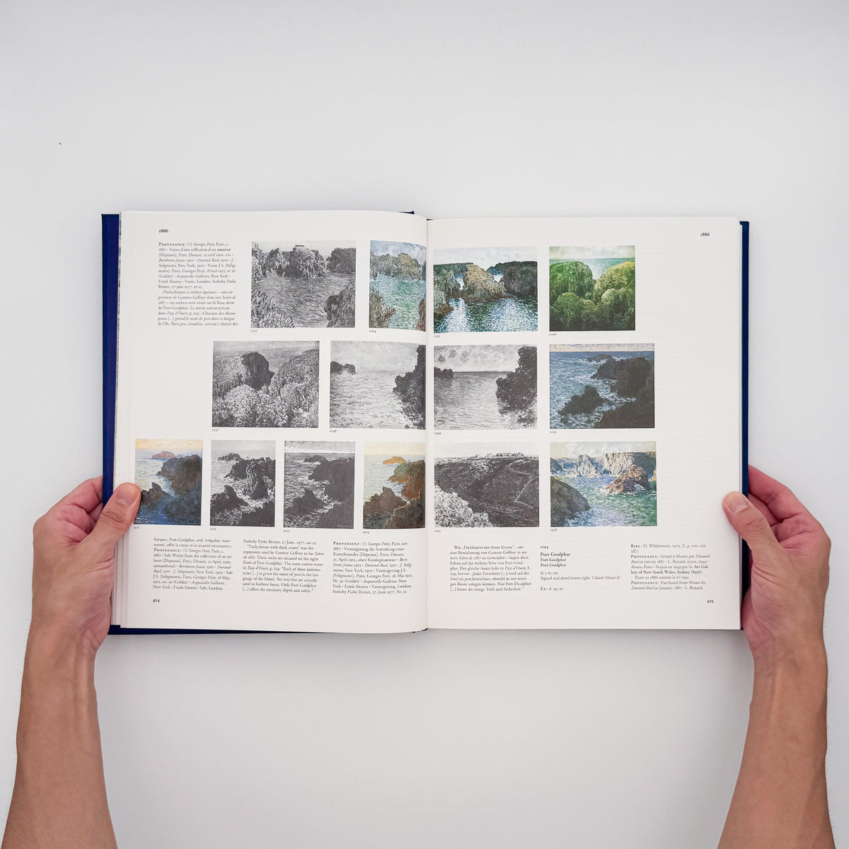 クロード・モネ『Monet: Catalogue Raisonné / Werkverzeichnis』。ダニエル・ヴィルデンシュタインによるモネの絵画作品総目録。TASCHEN刊、全4巻函入り。