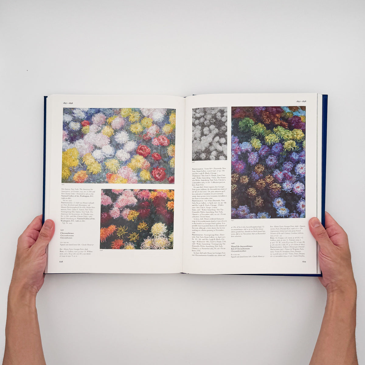 クロード・モネ『Monet: Catalogue Raisonné / Werkverzeichnis』。ダニエル・ヴィルデンシュタインによるモネの絵画作品総目録。TASCHEN刊、全4巻函入り。