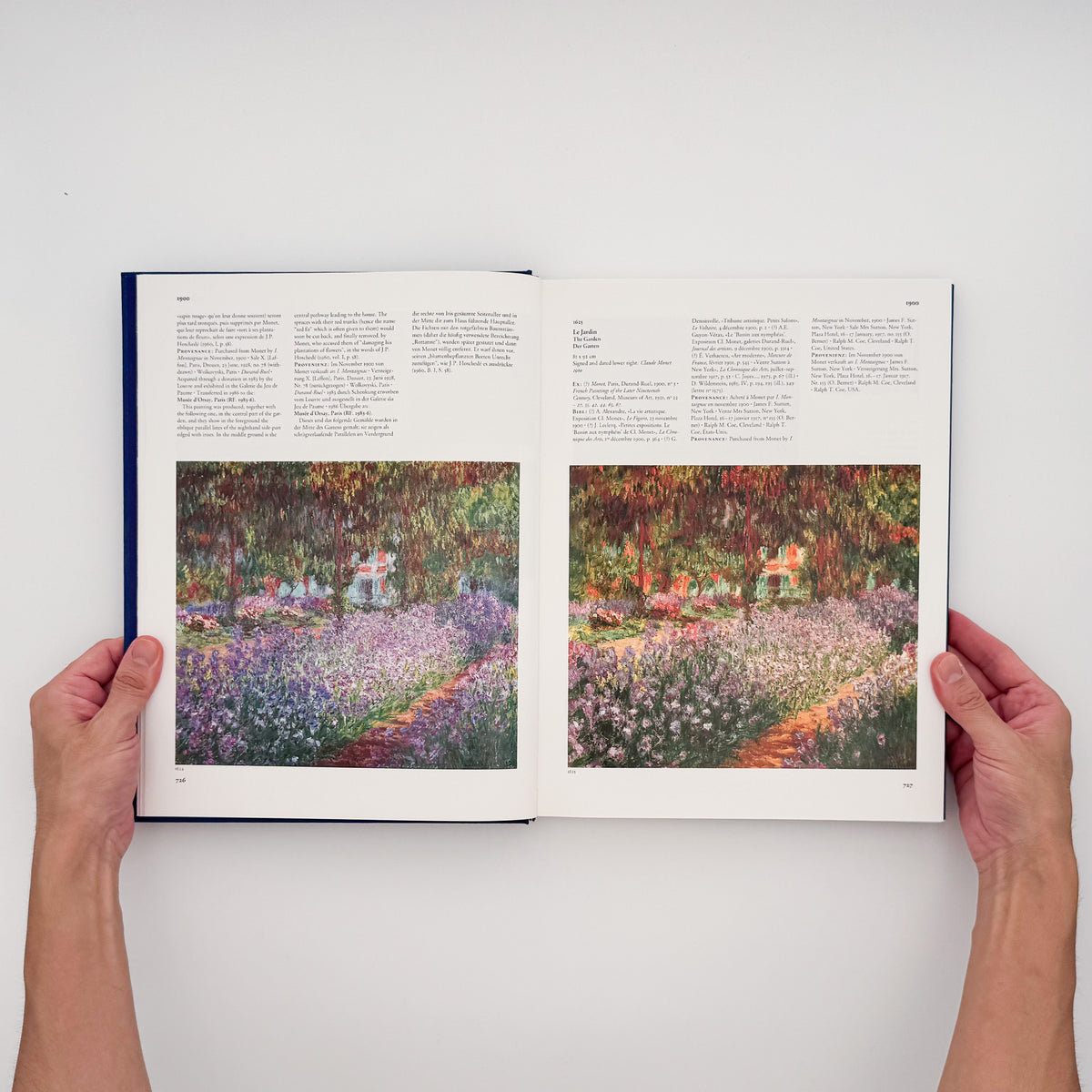 クロード・モネ『Monet: Catalogue Raisonné / Werkverzeichnis』。ダニエル・ヴィルデンシュタインによるモネの絵画作品総目録。TASCHEN刊、全4巻函入り。