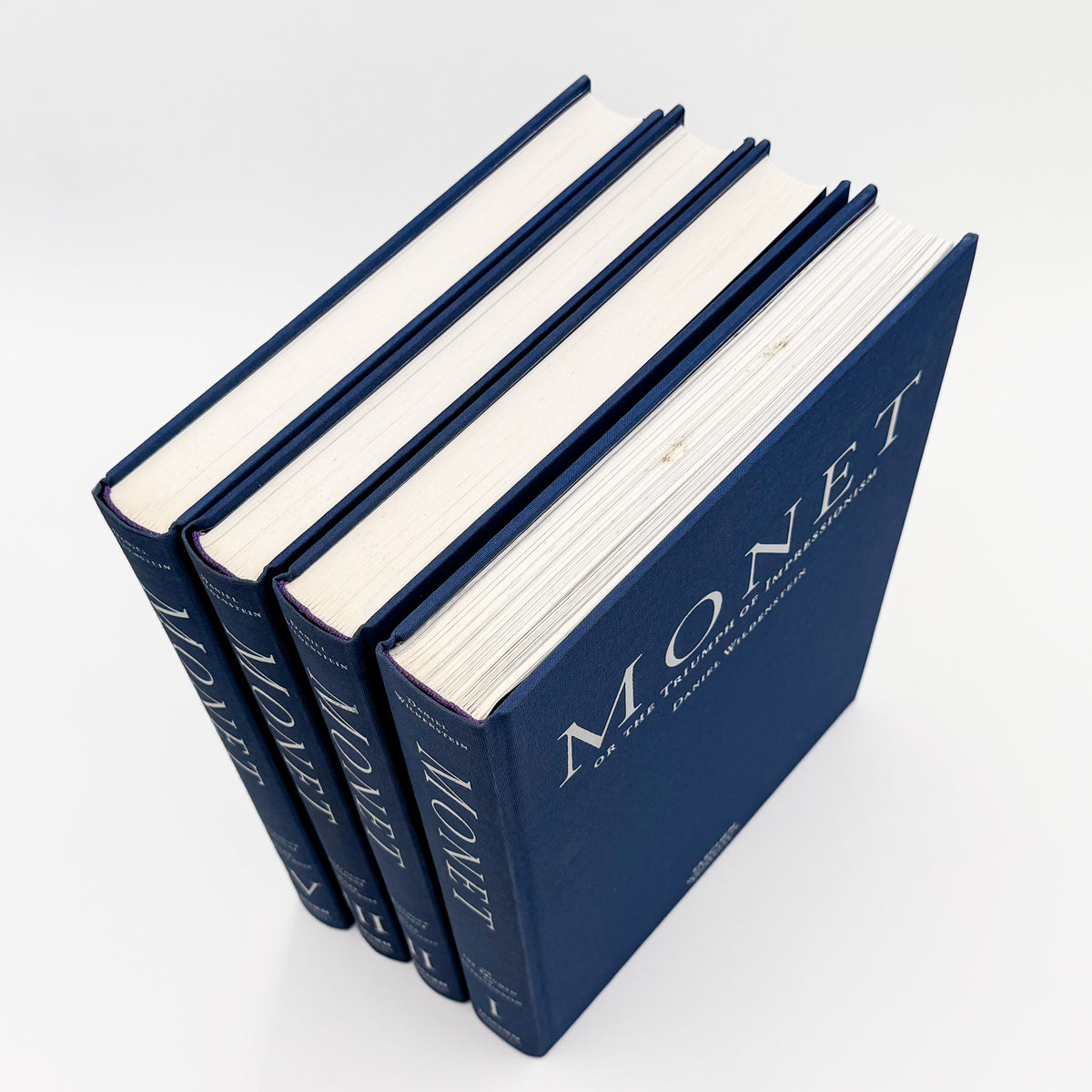 クロード・モネ『Monet: Catalogue Raisonné / Werkverzeichnis』。ダニエル・ヴィルデンシュタインによるモネの絵画作品総目録。TASCHEN刊、全4巻函入り。