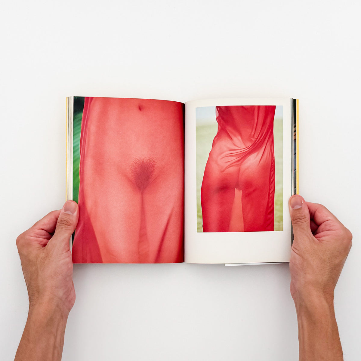 篠山紀信『hair［ヘア］』。1994年新潮社「PHOTO MUSEE」シリーズ刊。女性のアンダーヘアーを主題に、身体の一部をカラーで撮影した写真集。初版、帯付き。