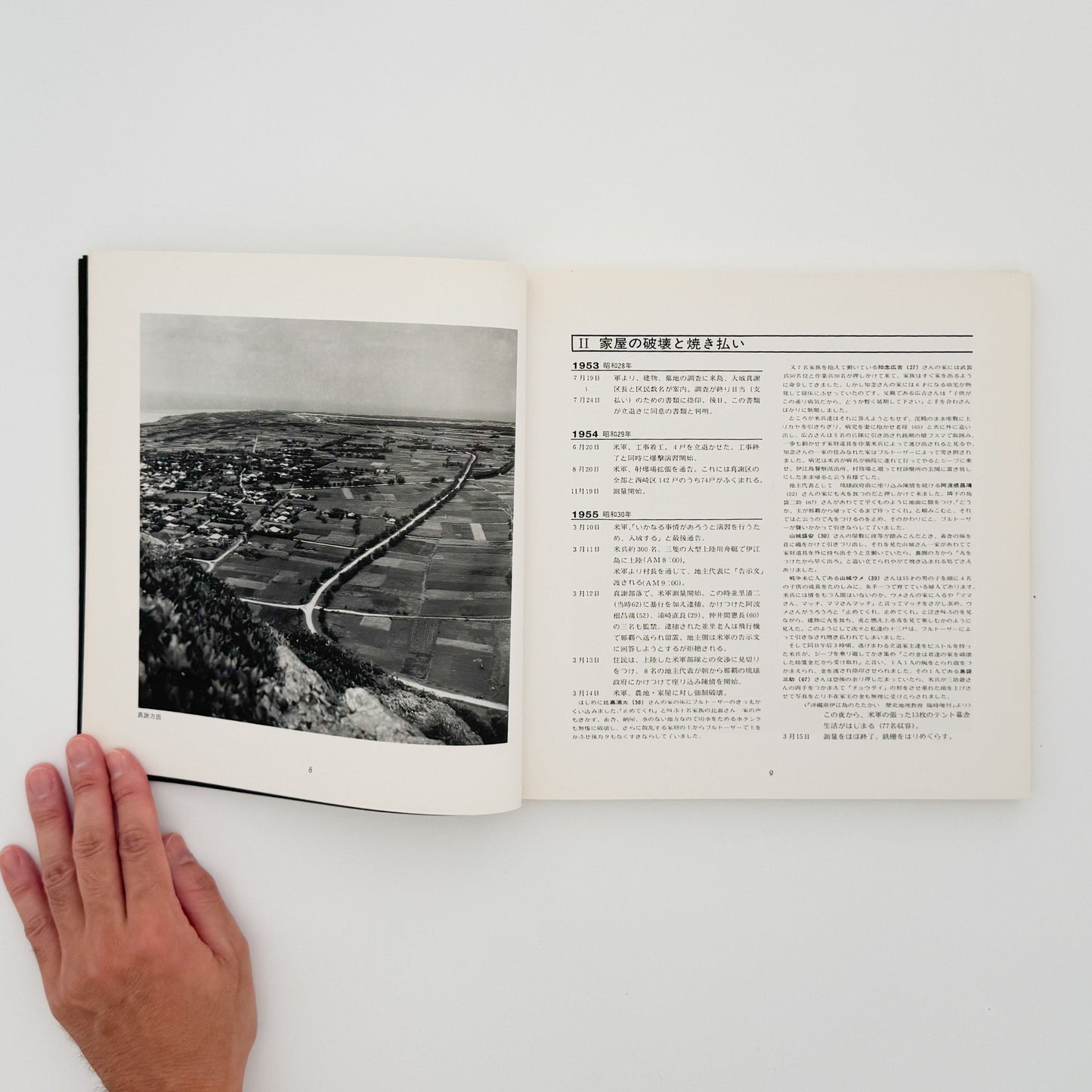 阿波根昌鴻　写真記録 人間の住んでいる島　沖縄・伊江島土地闘争の記録 私家版