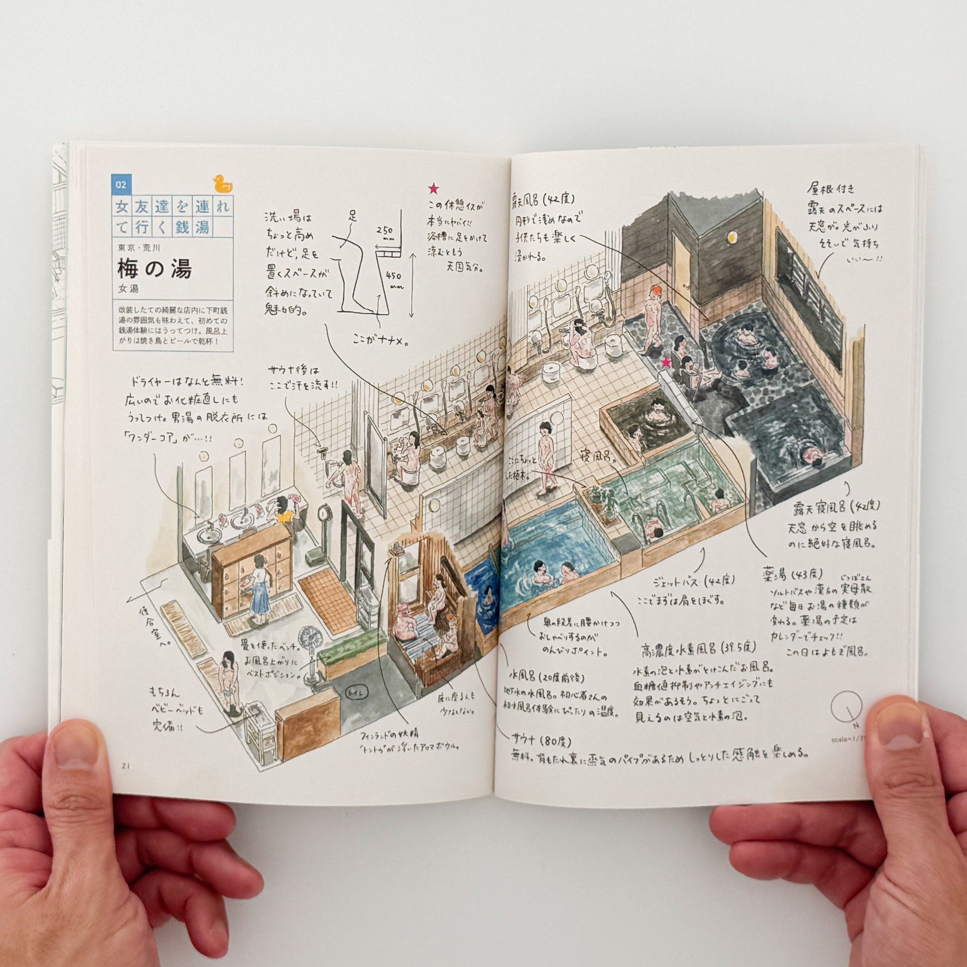 塩谷歩波　銭湯図解 中央公論新社