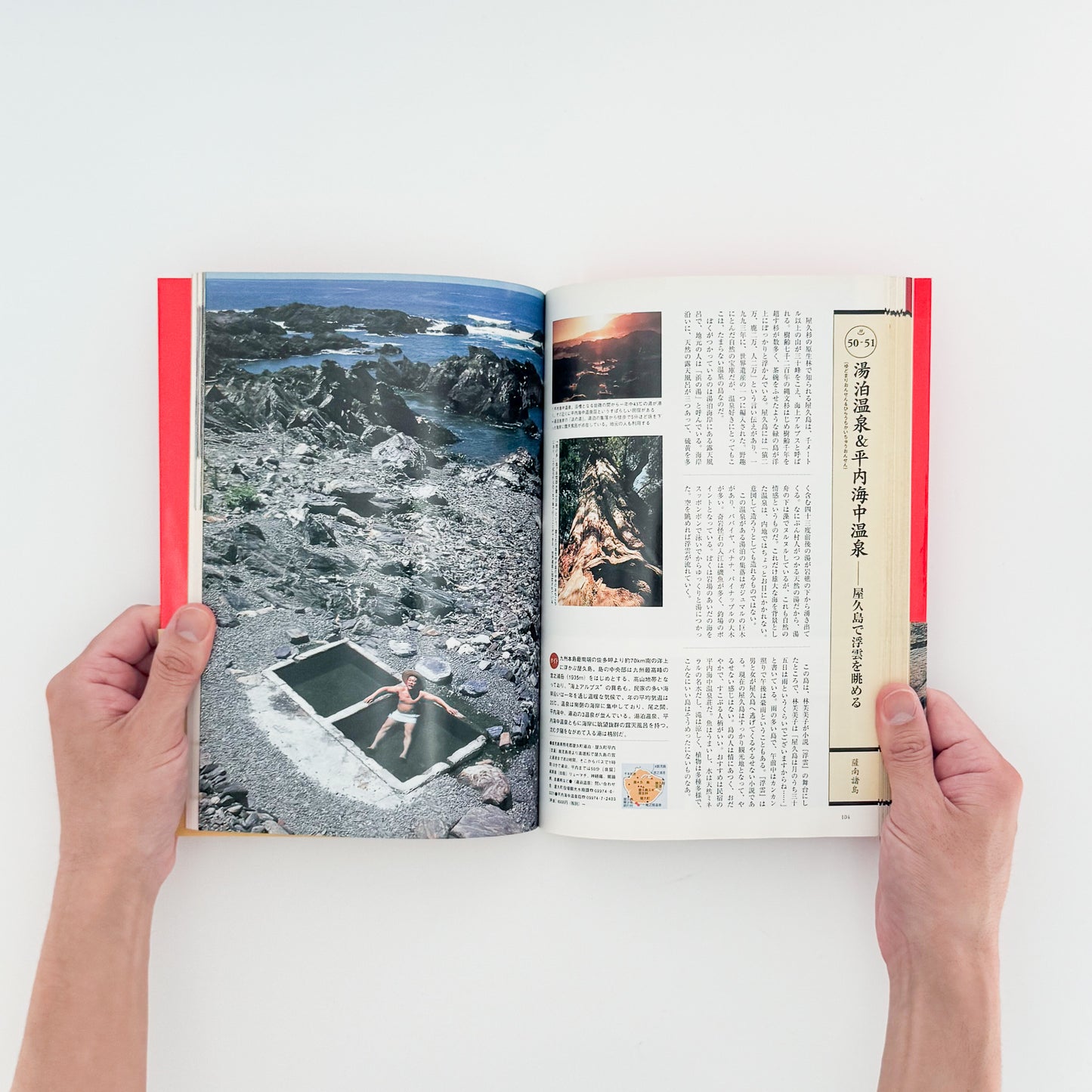 ARASHIYAMA Kozaburo / 嵐山光三郎『決定版（とっておき）快楽温泉201』北海道から薩南諸島まで、源泉や共同湯、伝統的な温泉宿を地域別に紹介した1999年講談社刊の温泉案内書。