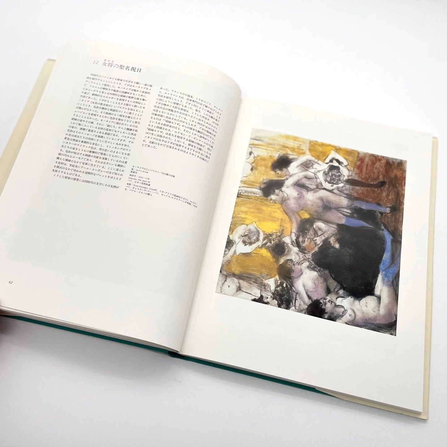 ドガ　パステル画 美術出版社