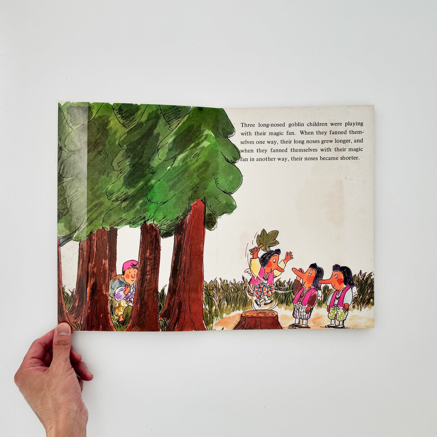 絵本 エンゼル・ブックス Angel Books　天狗と扇 - ILLUSTRATION