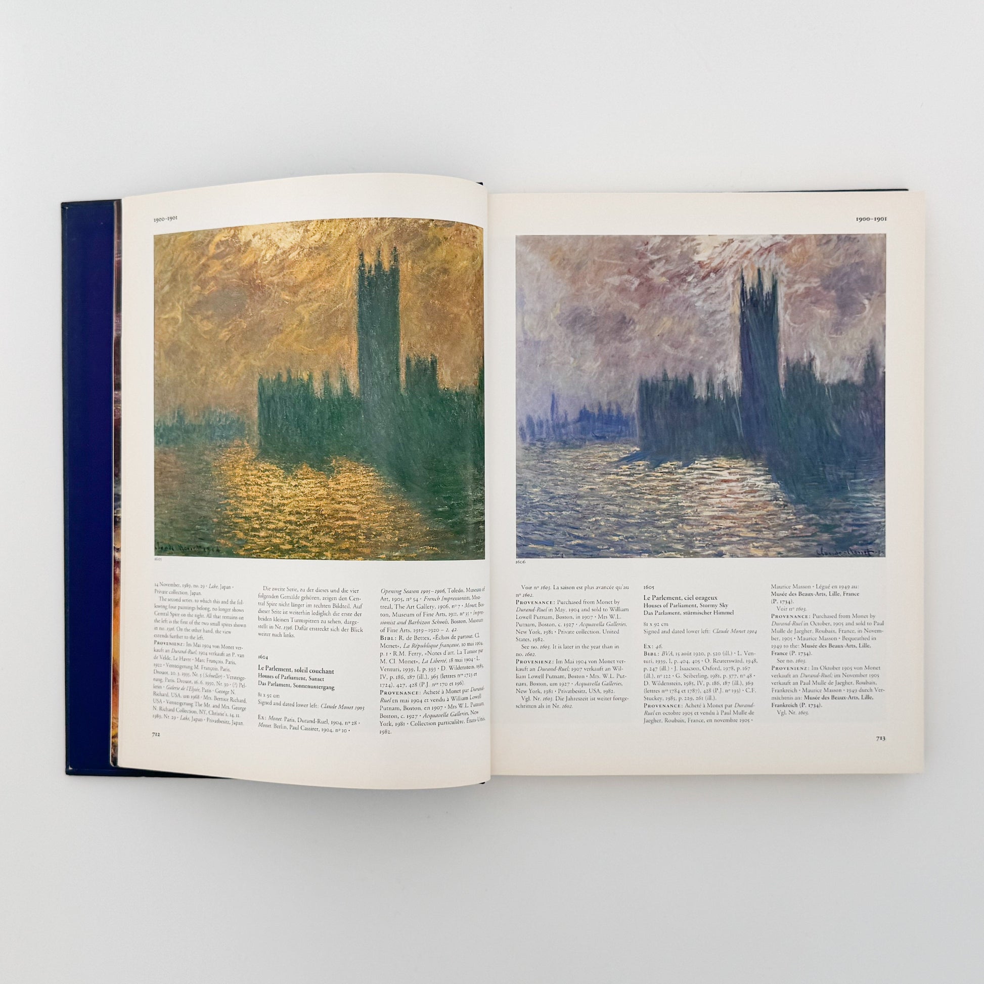 （英・仏・独文）クロード・モネ　全作品カタログ・レゾネ（全4巻揃） TASCHEN