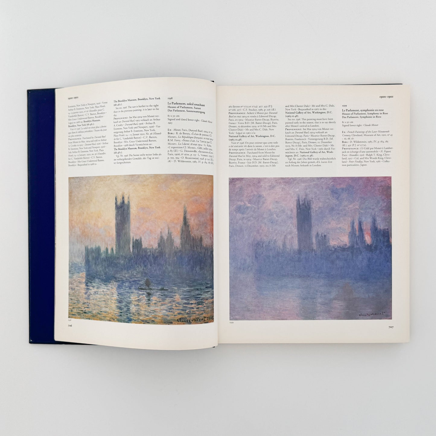 （英・仏・独文）クロード・モネ　全作品カタログ・レゾネ（全4巻揃） TASCHEN