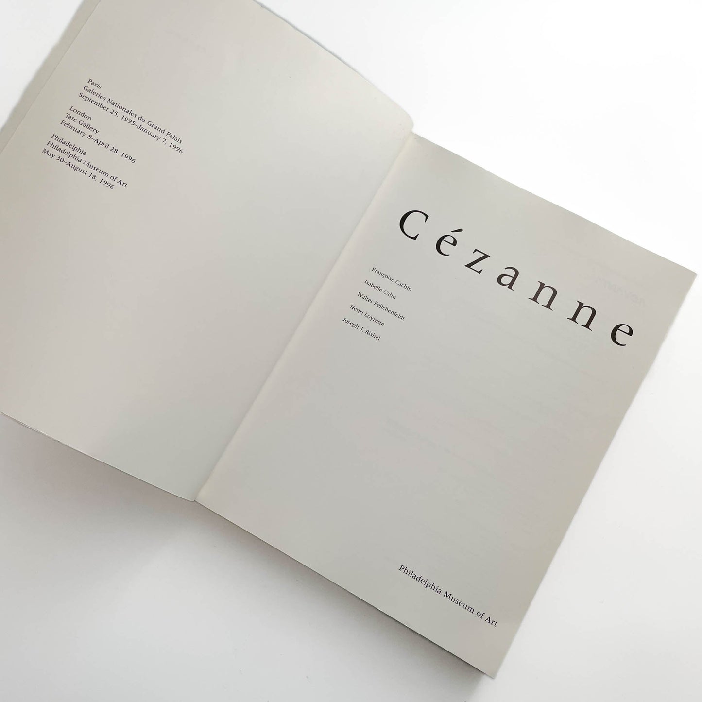 (英文)セザンヌ展画集　Cezanne Philadelphia Museum of Art