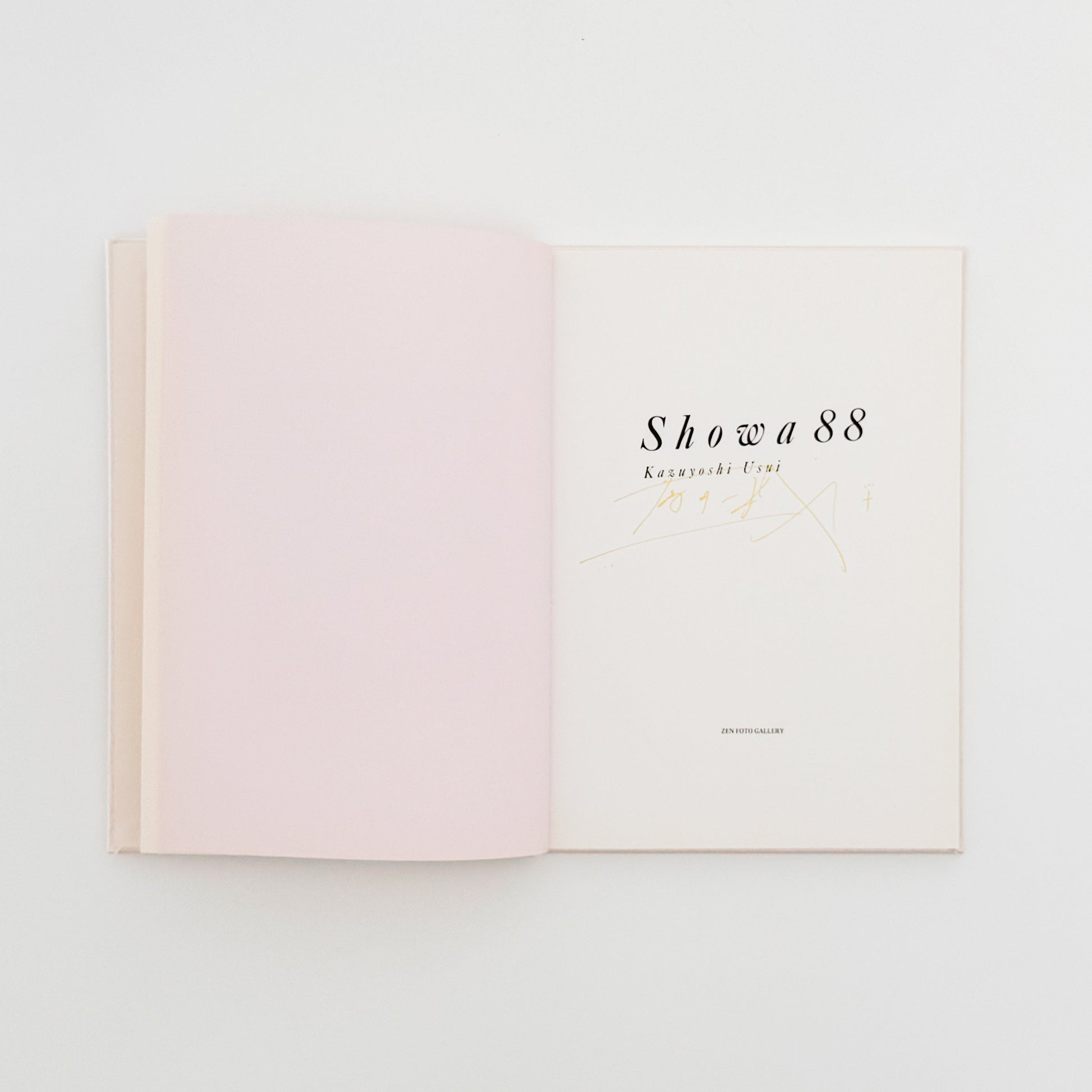 薄井一議　Showa 88(サイン入り） 禅フォトギャラリー