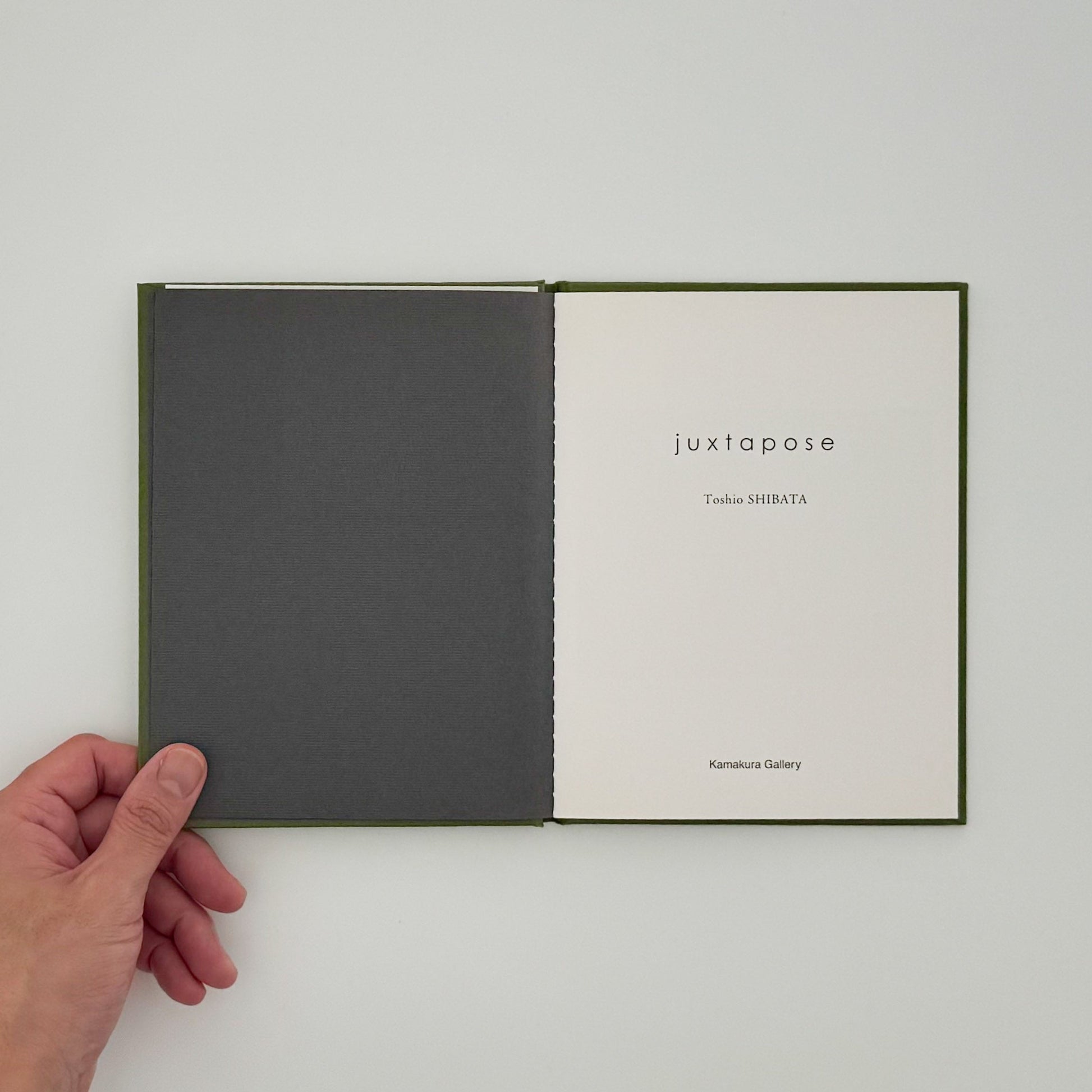 柴田敏雄　juxtapose　（オリジナルプリント付・サイン入り） Kamakura Gallery