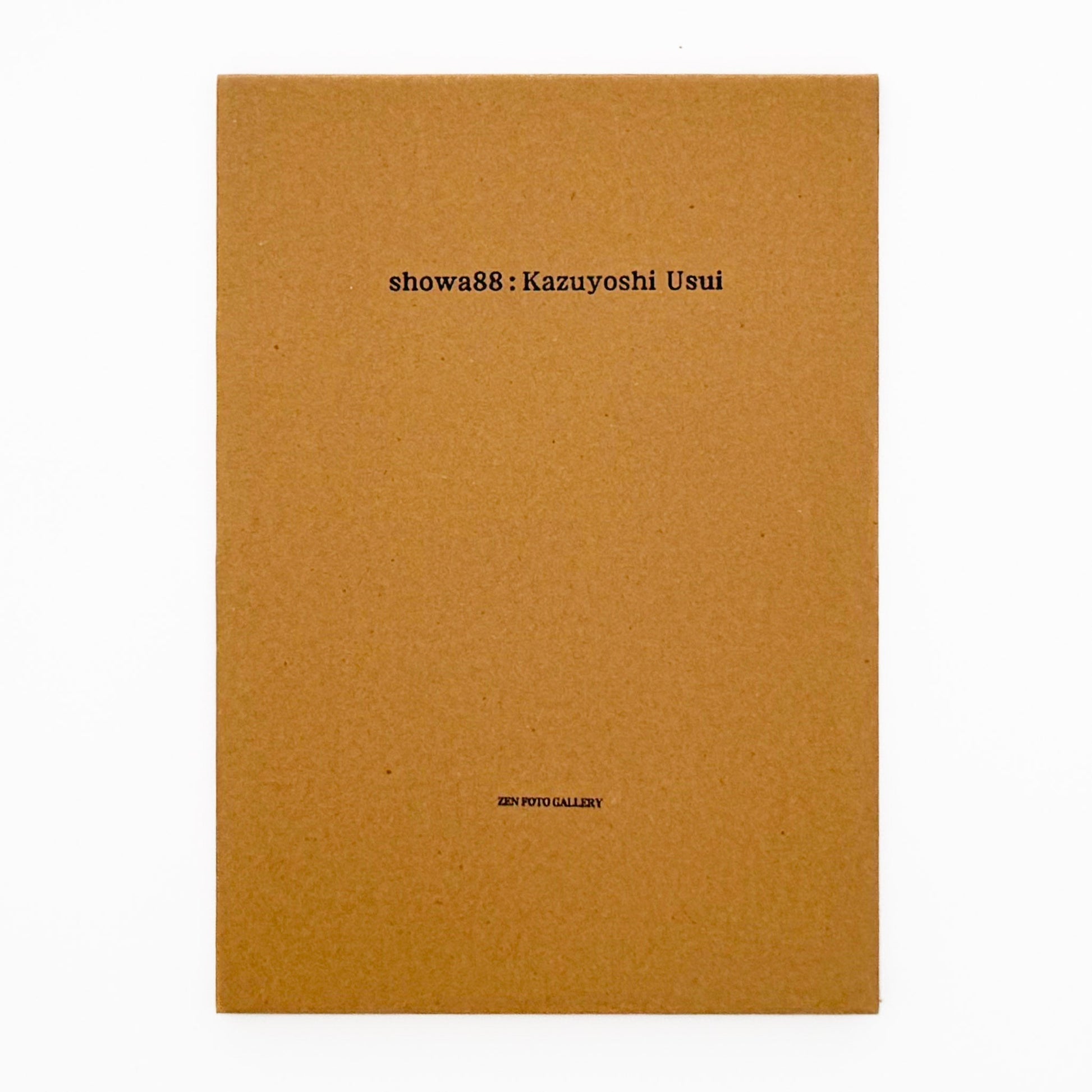 薄井一議　Showa 88(サイン入り） 禅フォトギャラリー