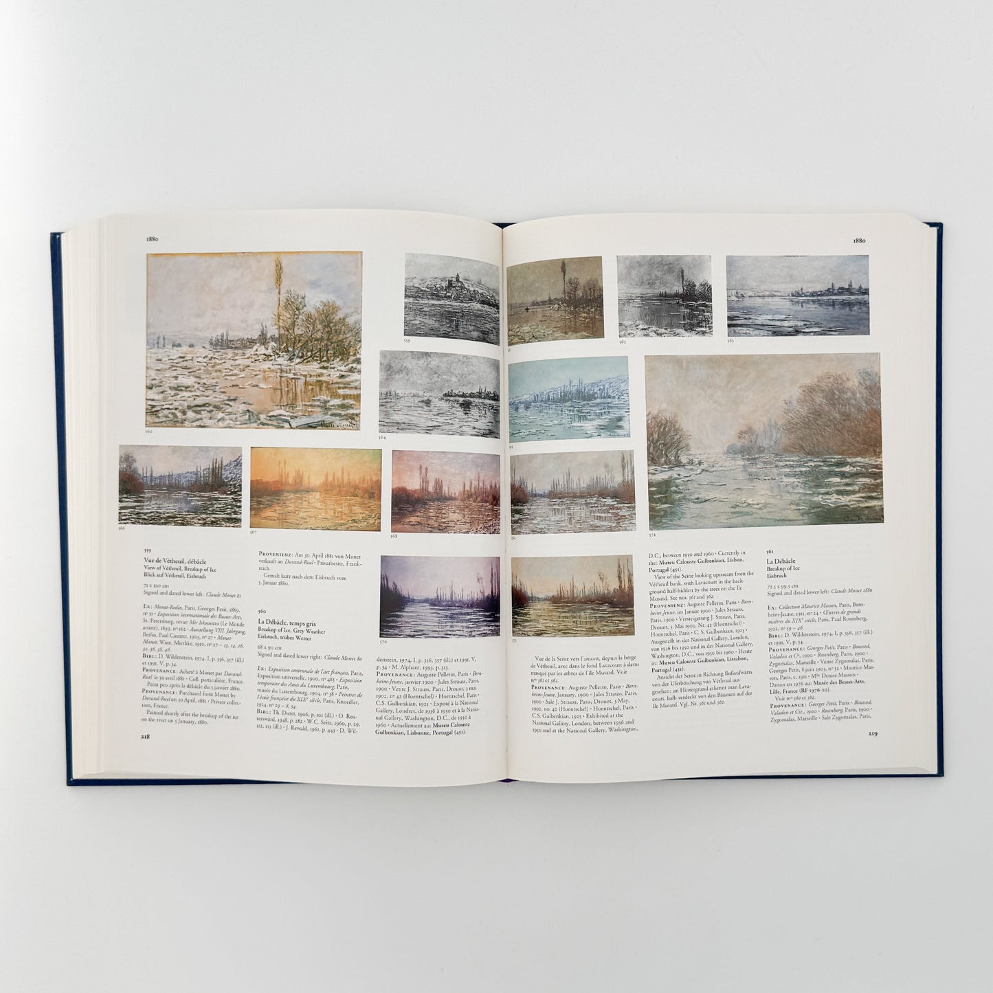 （英・仏・独文）クロード・モネ　全作品カタログ・レゾネ（全4巻揃） TASCHEN