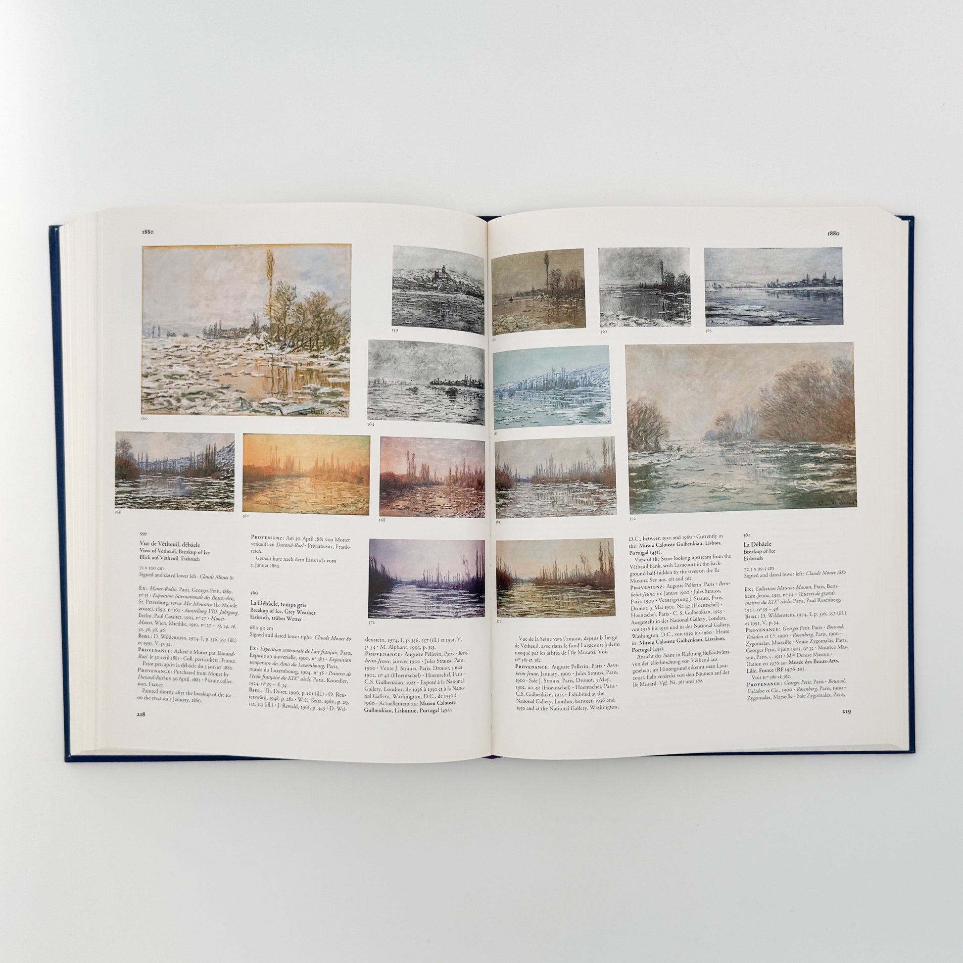 （英・仏・独文）クロード・モネ　全作品カタログ・レゾネ（全4巻揃） TASCHEN